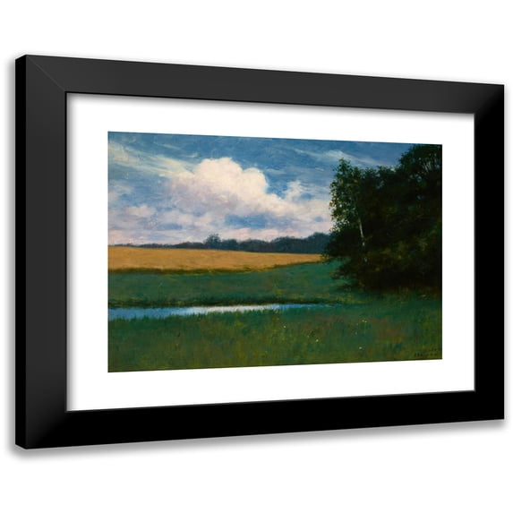Stanisław Witkiewicz 14x11 Black Modern Framed Museum Art Print Titled - Dusk (1898)