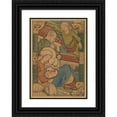 thumbnail image 1 of Stanisław Wyspiański 14x18 Black Ornate Wood Framed Double Matted Museum Art Print Titled - Angel Ordering Jozef to Escape to Egypt (1891), 1 of 5