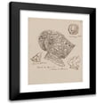 thumbnail image 1 of Stanisław Wyspiański 15x18 Black Modern Framed Museum Art Print Titled - Drawings of Helmets from the 13th and 14th Centuries and the Helmet of King Henry II (From Ca. 1560) from the Louvre, 1 of 5