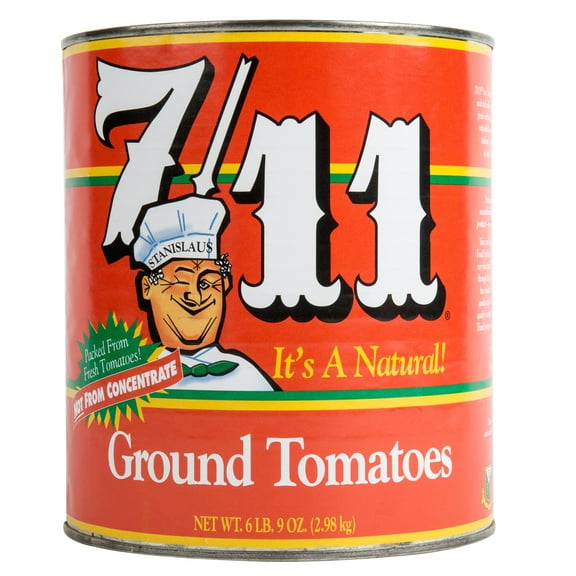 Stanislaus 7/11 Ground Tomatoes No. 10 Can - NOT FROM CONCENTRATE - 6 LB 9 OZ - (Single Can)