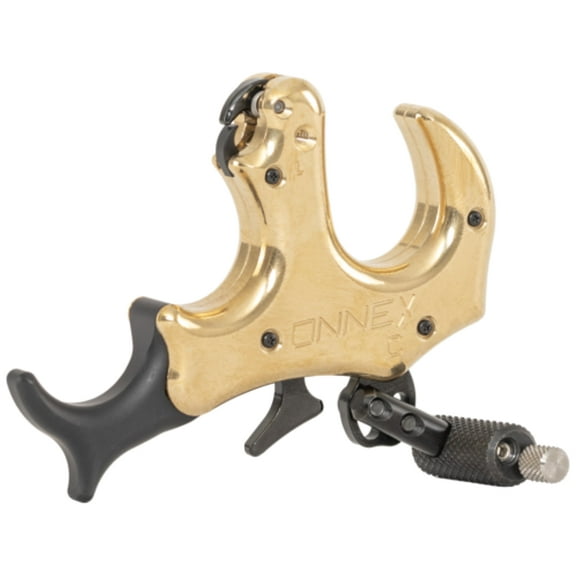 Stanislawski Stan OnneX Clicker Thumb Release 1501646, Brass/Black, Large