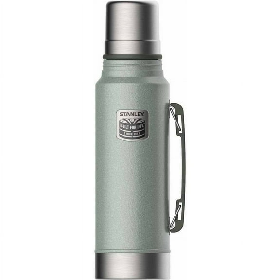 Stanley 1.1-Quart Classic Vacuum Bottle, Badged Green