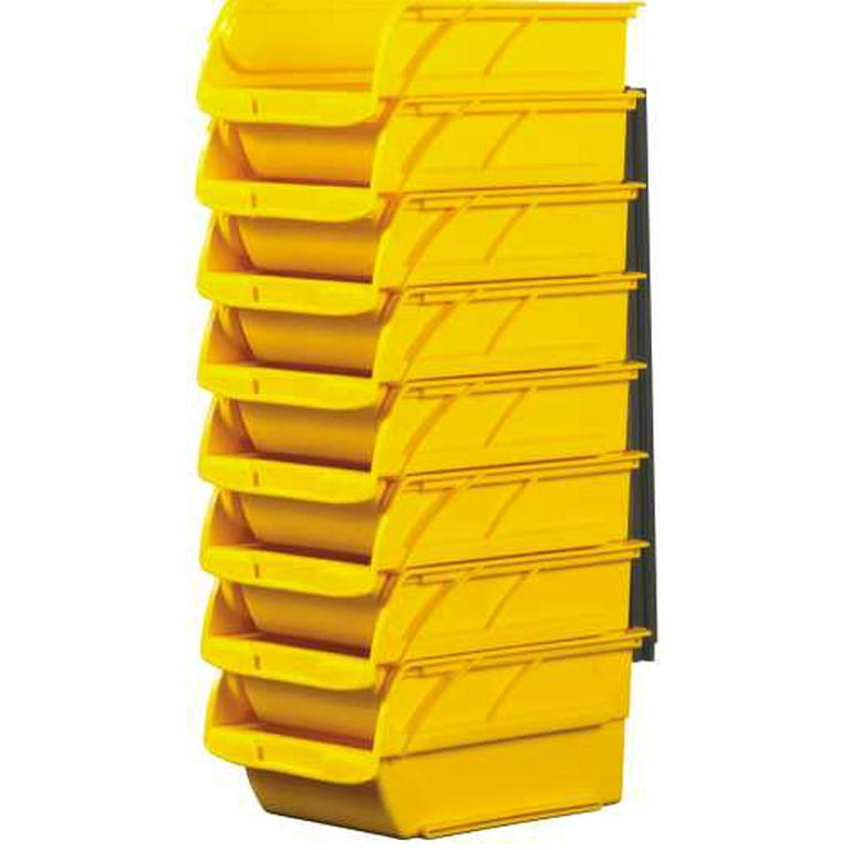 Stanley 101946 Small Plastic Storage Bins, 8 Pack - Walmart.com