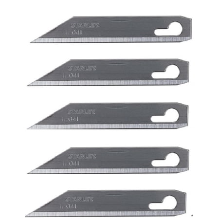 Stanley 11-041 Utility Knife Replacement Blades for # 10-049 Cutter - Quantity of 5