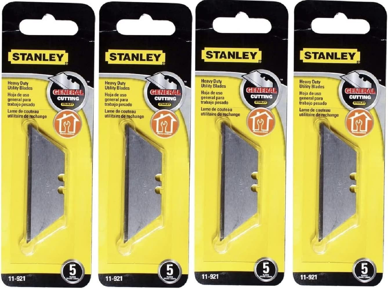 Stanley 11-921 20-Pack 1992 Heavy-Duty Utility Knife Replacement Blades