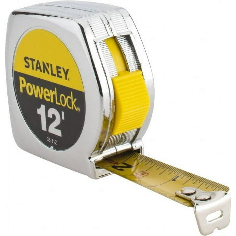 Y1-25 Measuring Tapes 1x25'Tru-Lok tape (S1 grad) yellow<