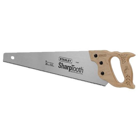 Stanley Handsaw Contractor Grade Short Cut - 8-Point, 20-Inch