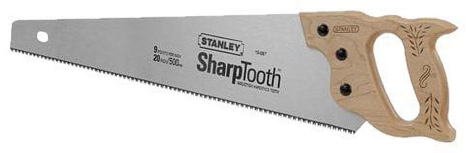 Stanley 15-087 20-Inch, 8-Point Contractor Grade Short Cut Handsaw | Fuchsschwanz