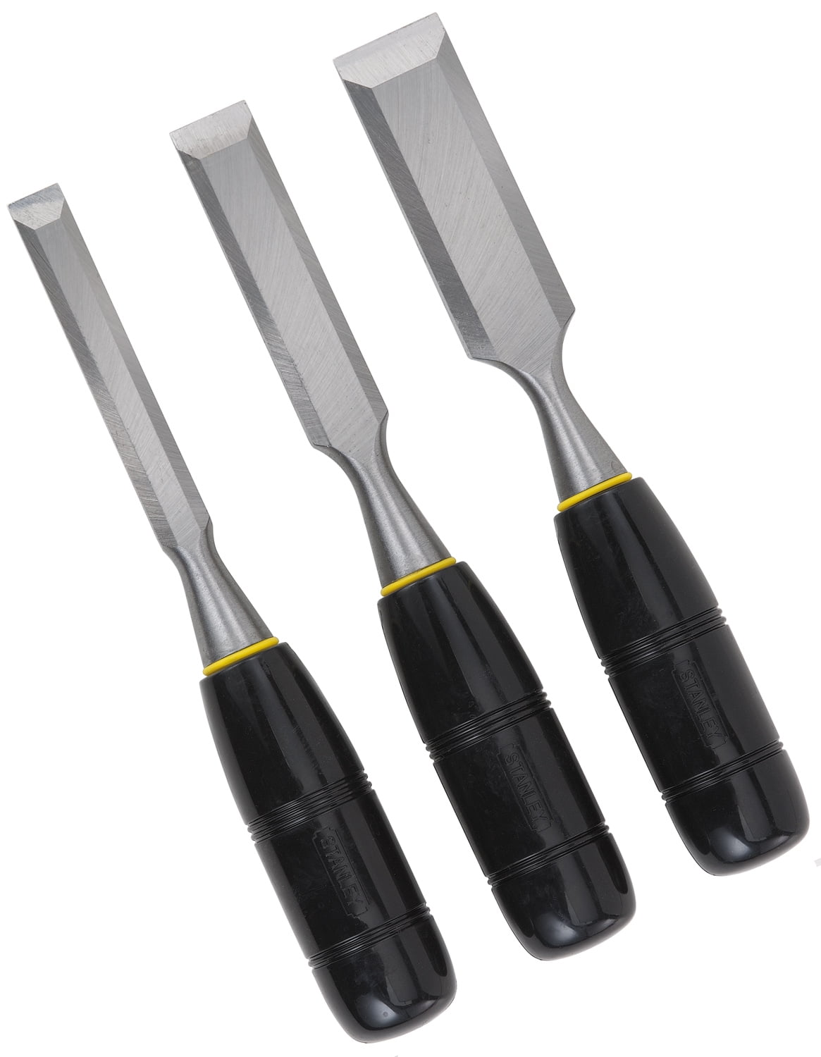 Stanley 16-150 3 Pc Set Short Blade Wood Chisels
