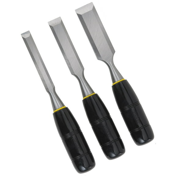 Stanley 16-150 3 Pc Set Short Blade Wood Chisels