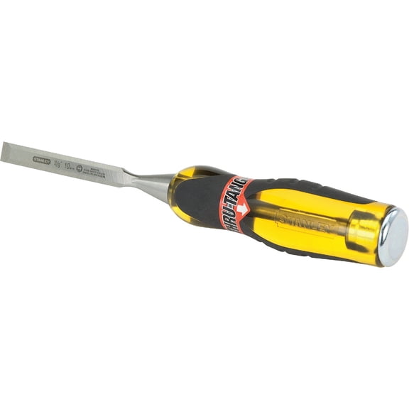 Stanley FatMax Short Blade Chisel 16-974 - 3/8-Inch Wide - Wood Chisel, Blade Guard