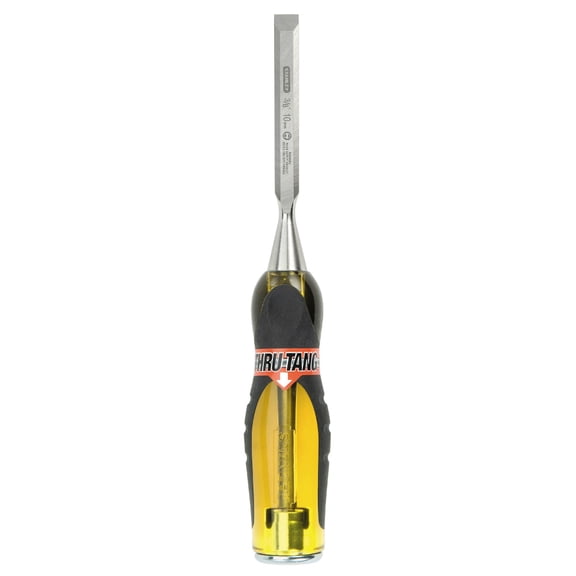 Stanley 16-974 FatMax Thru-Tang Wood Chisel, 3/8", 9" Length, Each