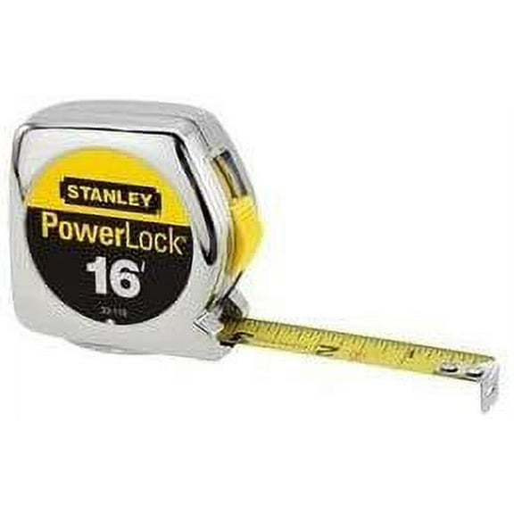 Stanley PowerLock Tape Rule - Accurate Measurement - 16 ft x 3/4 in