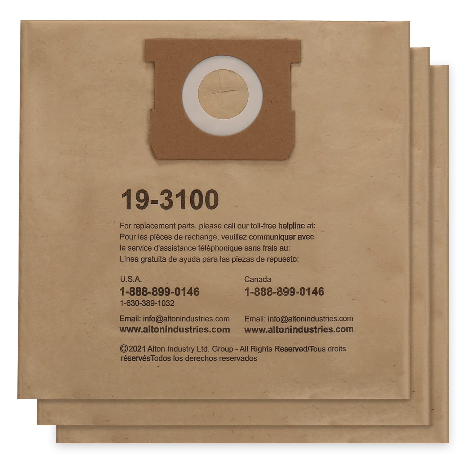 Stanley 193100 Disposable 58 Gallon Filter Bags for Wet/Dry vacuums