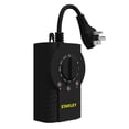 thumbnail image 1 of STANLEY LightTimer Select Twin 2-Outlet Grounded Outdoor Photocell Timer with 6-In. Cord, Black, W38463, 1 of 4