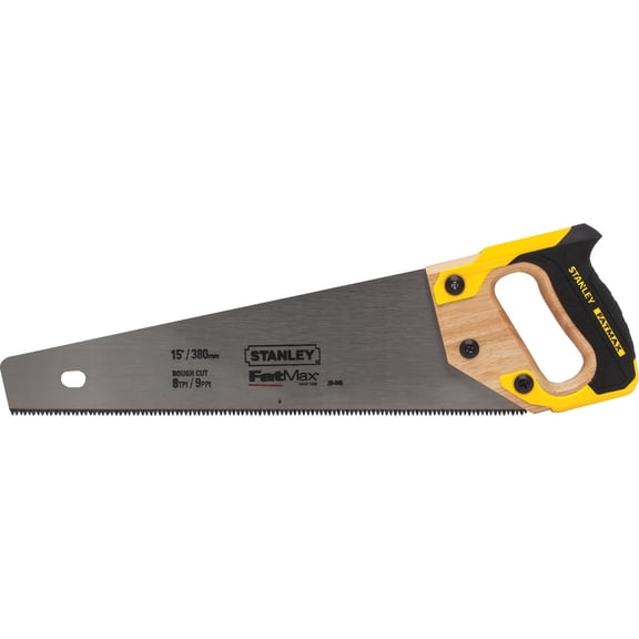 Stanley 20-045 15-Inch Fat Max Hand Saw  Heavy-Duty Construction, Professional Use