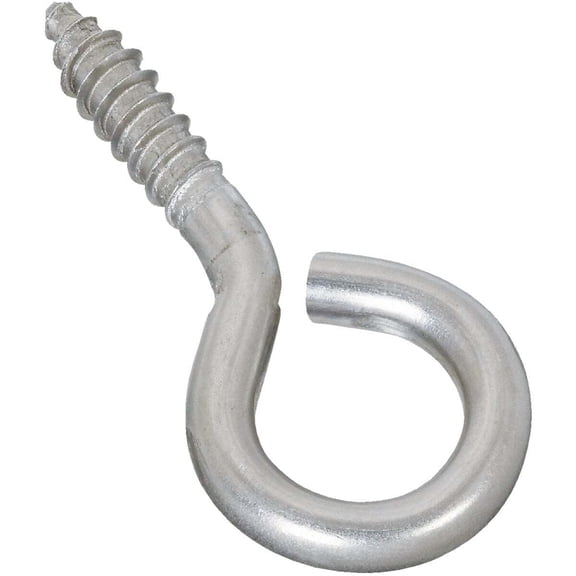 NATIONAL MFG/SPECTRUM BRANDS HHI #2 Large Stainless Steel Screw Eyes N220-459