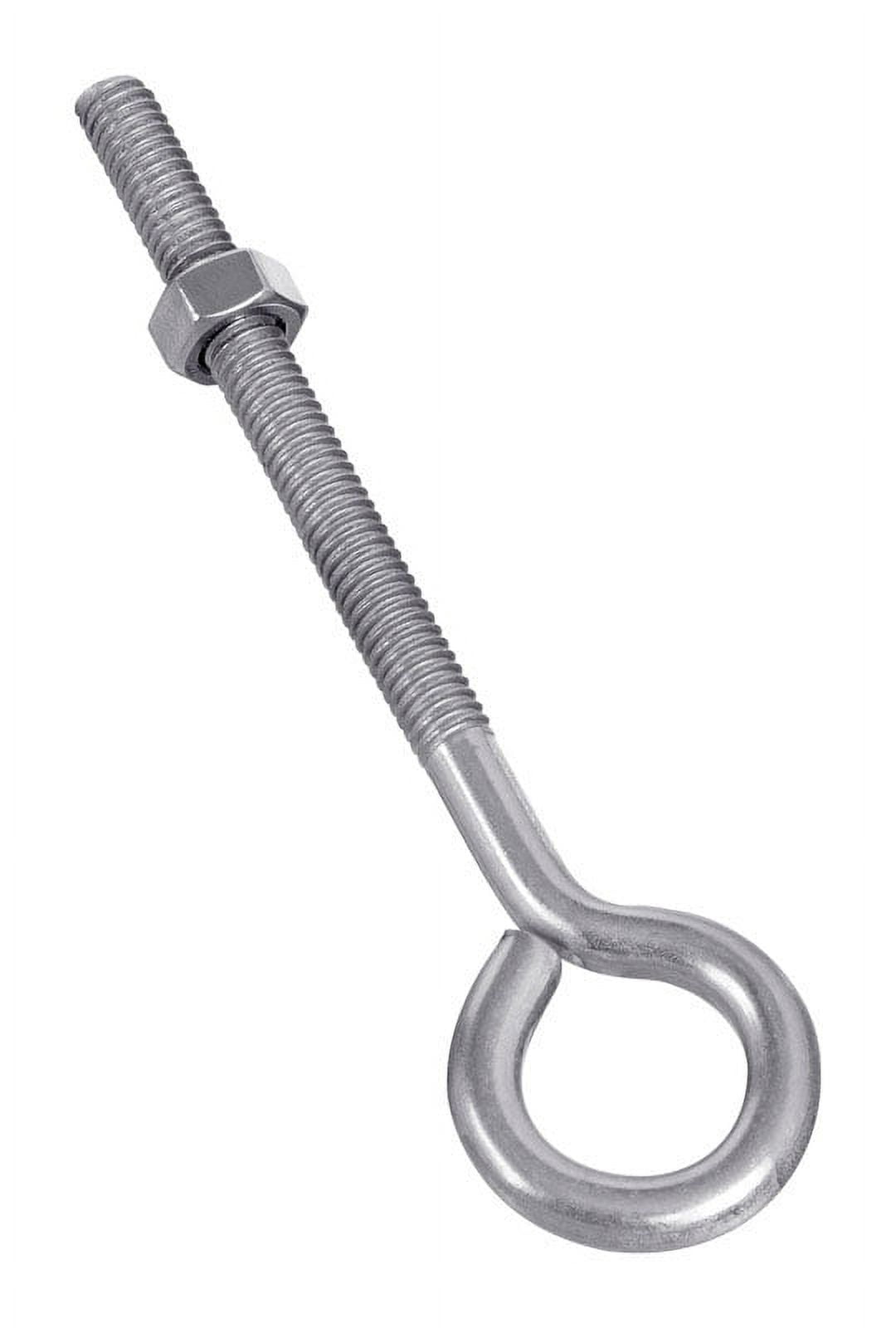 Stanley 221663 Eye Bolt, 3/8" x 6", Stainless Steel
