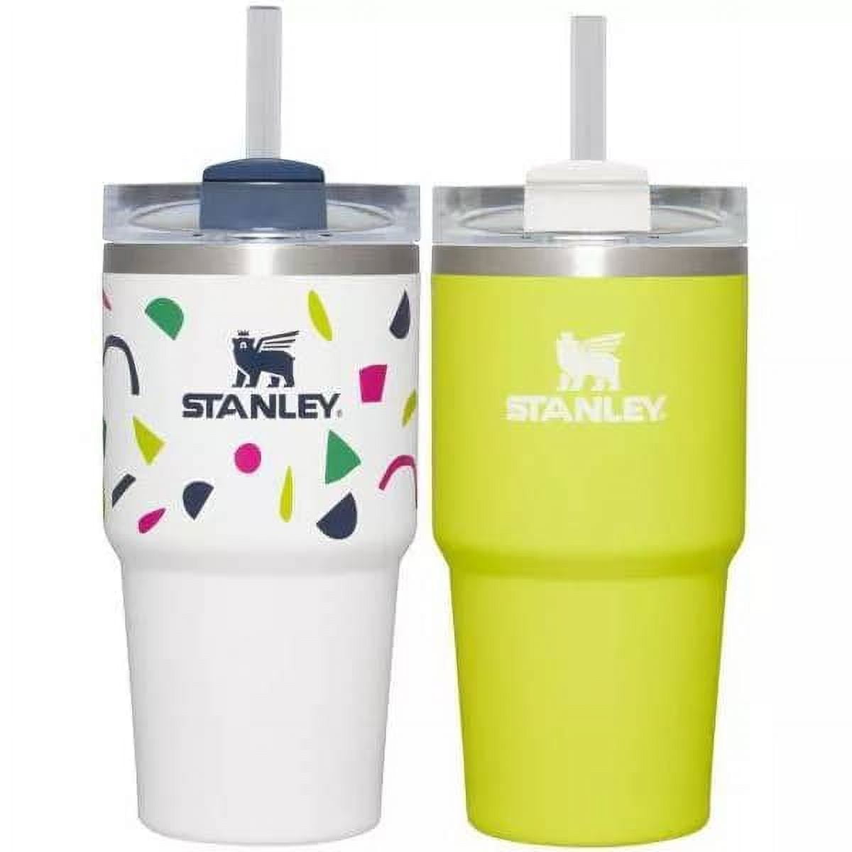 Stanley 2pk 20oz Stainless Steel H2.0 Flowstate Quencher Tumblers - white and green