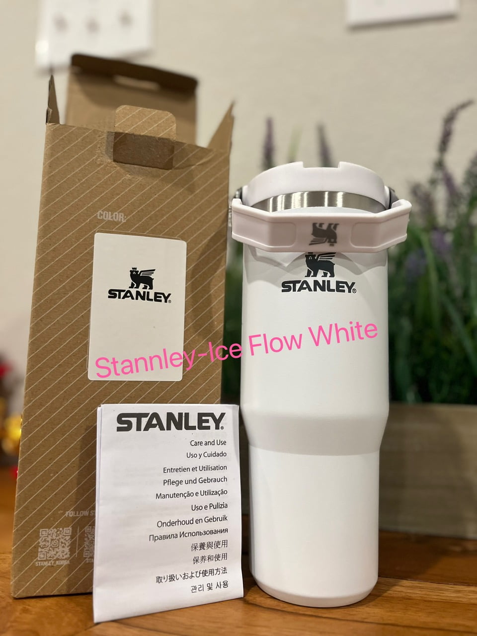 Stanley 30 Oz. IceFlow Tumbler with Flip Straw White - Walmart.com