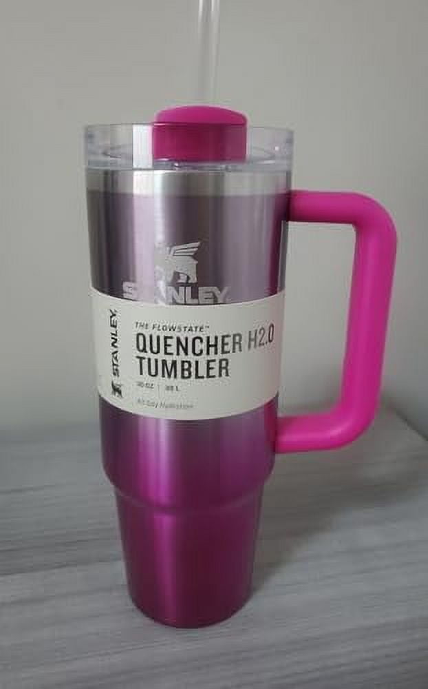 Stanley 30 oz. Quencher H2.0 FlowState Stainless Steel Tumbler - Camelia  Pink Gradient