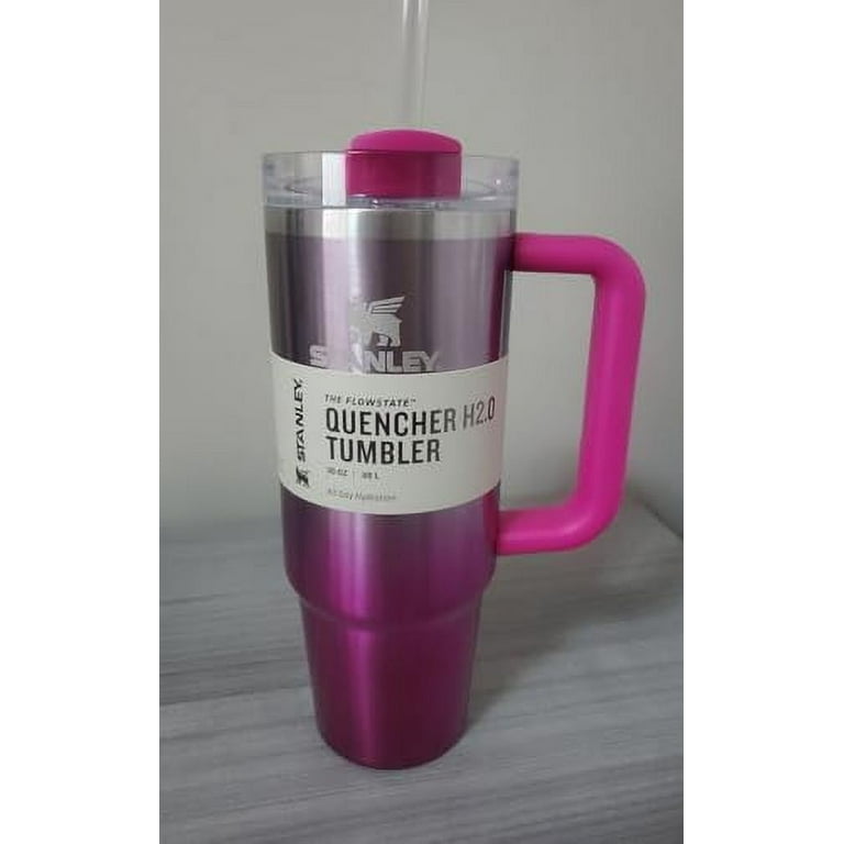 Stanley 30 oz. Quencher H2.0 FlowState Stainless Steel Tumbler - Camelia  Pink Gradient 