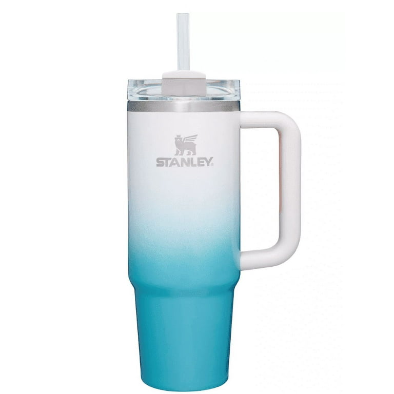 Stanley - 30 oz POOL (bright blue) Flowstate Quencher H2.0 Tumbler w/handle  NWT!