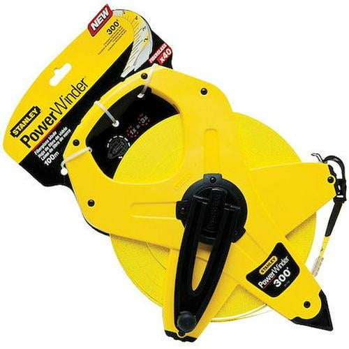 Stanley 300 ft Tape Measure, 1/2 in Blade