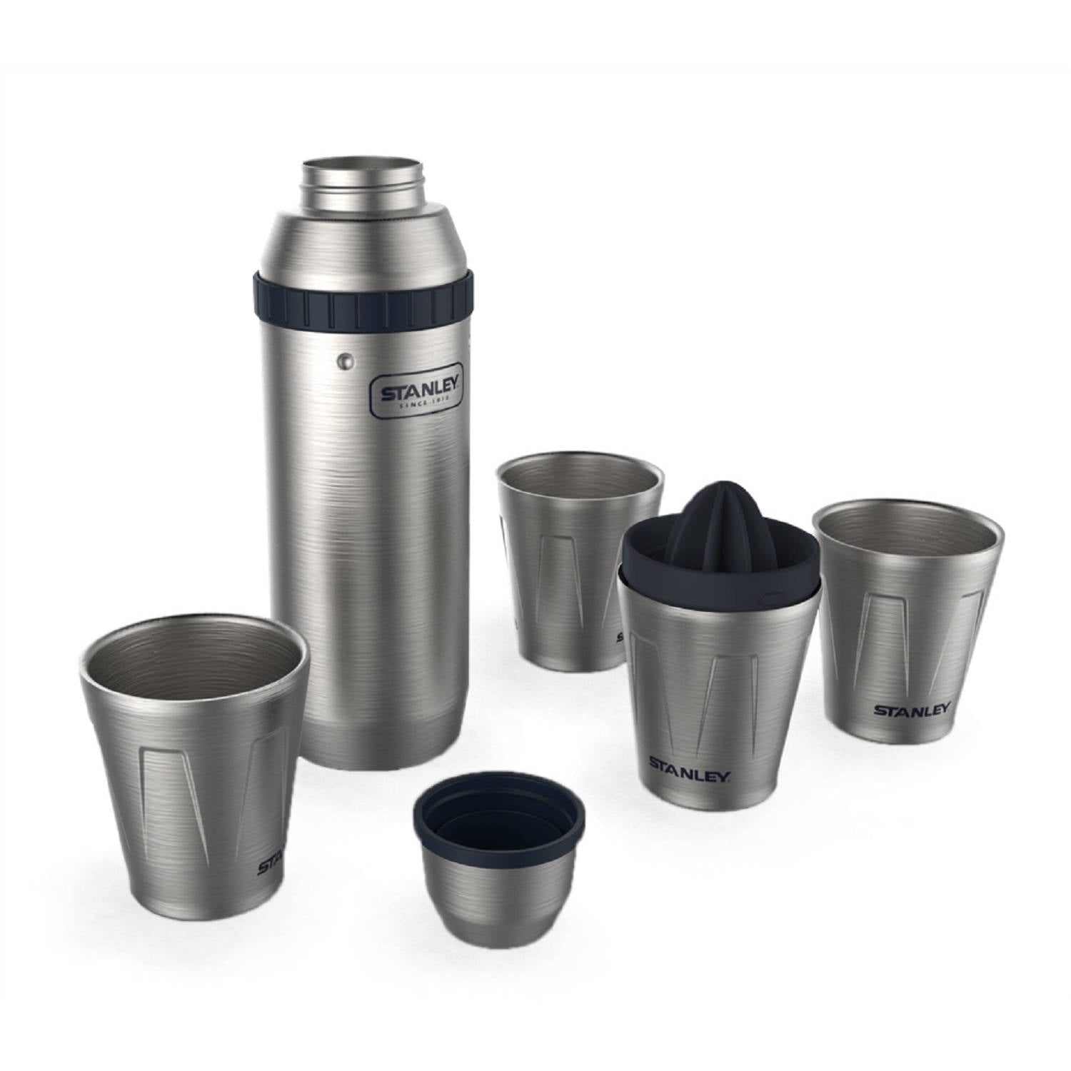 Stanley 30oz Happy Hour Shaker and Four 7 oz Cups