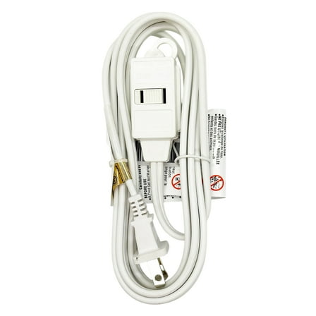 STANLEY CordMax 3-Outlet Indoor Extension Cord (6 Ft.; White), 31061-2