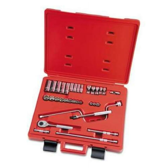 Stanley 33 Pc Torqueplus 12-Point 3/8" Drive Tool Socket Set, SET (577-52138)