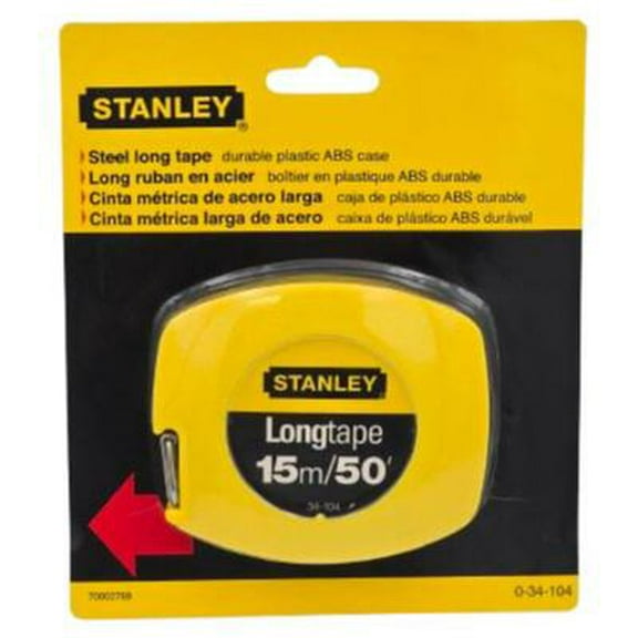 Stanley 34-104 Steel Long Tape Rule Metric/Imperial 50 ft/15m