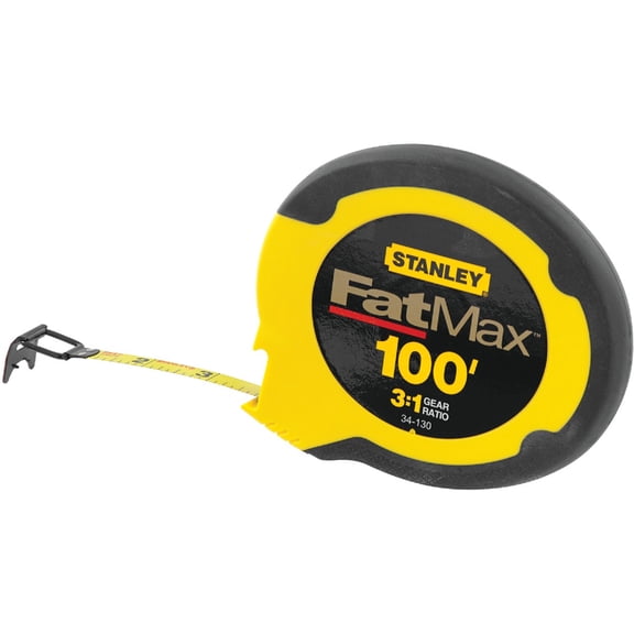 Stanley 34-130 100-Foot FatMax Long Tape Rule Residential Use, Standard Application