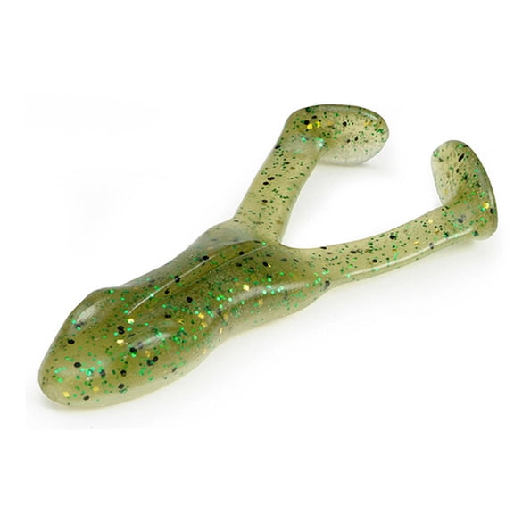 Stanley Ribbit 8 in Soft plastic frog, Realistic kicking action Soft Baits Fishing Lures for Bass 5 Pack 5 Count