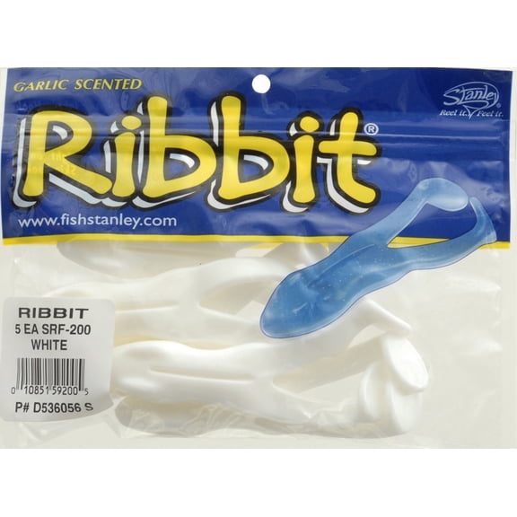 Stanley 4" Ribbit Rubber Frog Fishing Lure, 5 pack