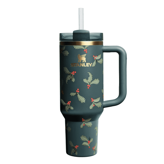 Stanley 40 oz. Quencher H2.0 FlowState Tumbler The Cheers & Cheer (Holiday Botanicals)