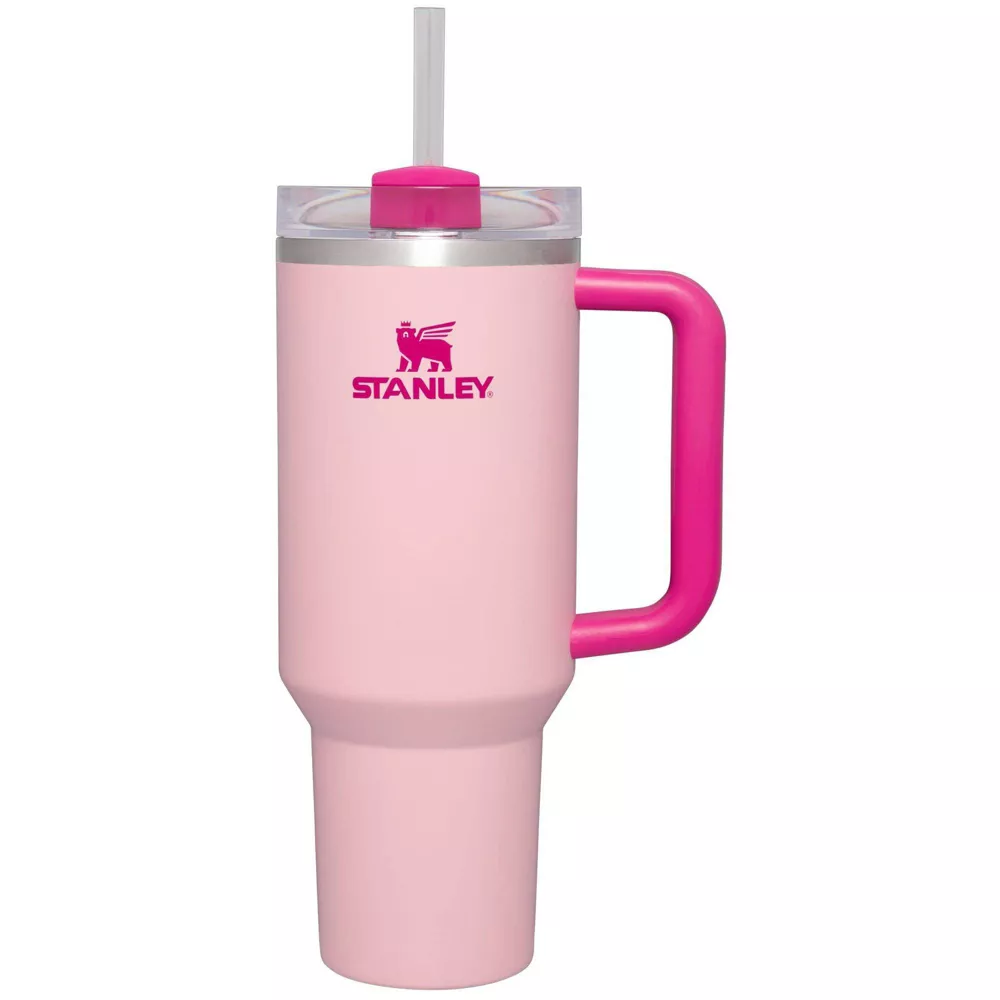 Stanley Tumbler Hot Pink 40oz Stainless Steel Adventure Quencher Tumbler