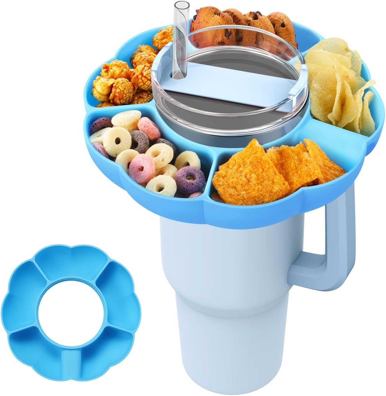 Stanley 40oz Tumbler Snack Bowl - Silicone Snack Ring for Easy Access ...