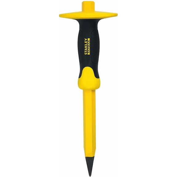 Stanley 418329 FatMax Concrete Chisel 3/4 x 12-inch with Guard Concrete Chisel 3/4 x 12 Inch