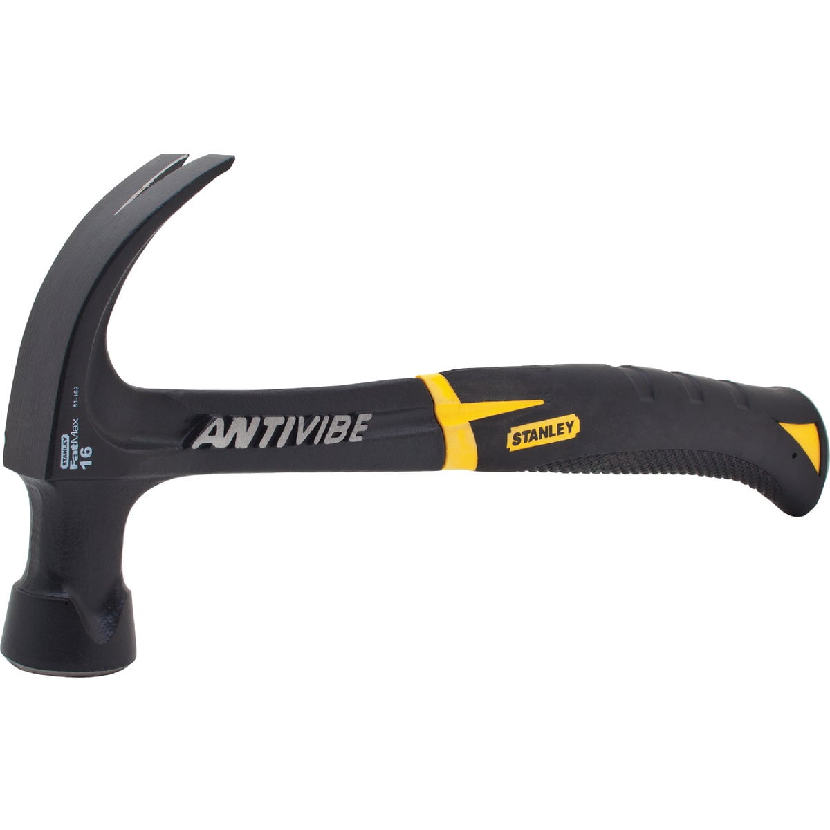 Stanley FatMax Xtreme AntiVibe Claw Hammer - 16 oz - Antivibration Steel Handle — Heavy-Duty Construction, Professional Use