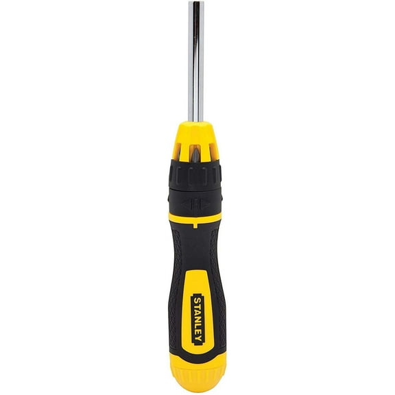 Stanley Multibit Ratcheting Screwdriver Set, Magnetic - 20-Piece, Multicolor, Model 62-574 Heavy-Duty Construction, Professional Use