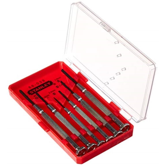 Stanley 66-039 6-Piece Jewelers Precision Screwdriver Set