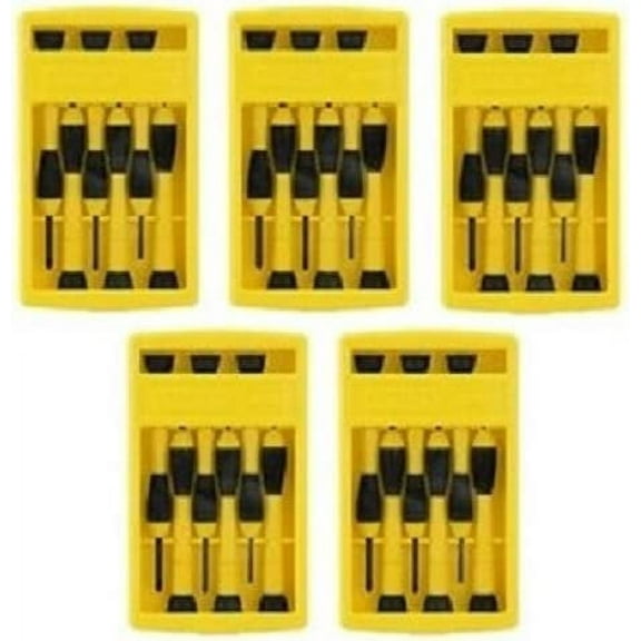 Stanley Precision Screwdriver Set - Bi-Material Handle - 5-Pack