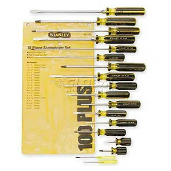 Stanley 66-520-A 100 Plus 18 Piece Combination Screwdriver Set