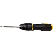 Stanley 68-010 Multi-Bit Ratchet Screwdriver - Black - 10 Bits Included - Durable Design
