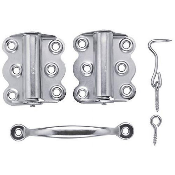 Stanley 74-5690 Screen Door Hinge Set, Zinc Plated, 2-3/4" x 2-9/16"