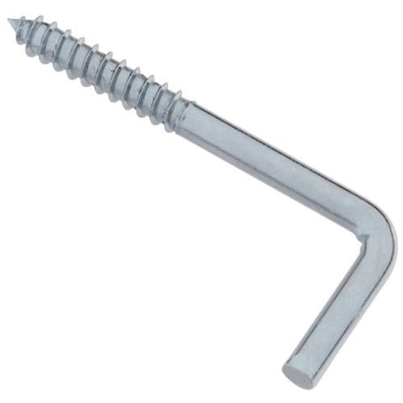 Stanley Hardware  752770 2-1/4" Zinc Plated Square Bend Screw Hook 3-ct