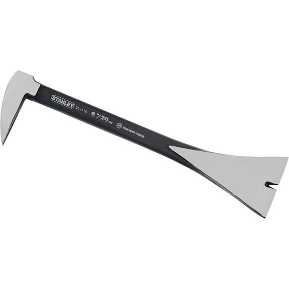 Stanley 8", Nail Puller, Heat Treated Steel, Black, 55-116