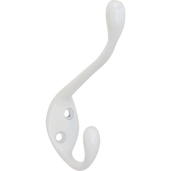 Stanley 81-9181 White Heavy Coat & Hat Hooks
