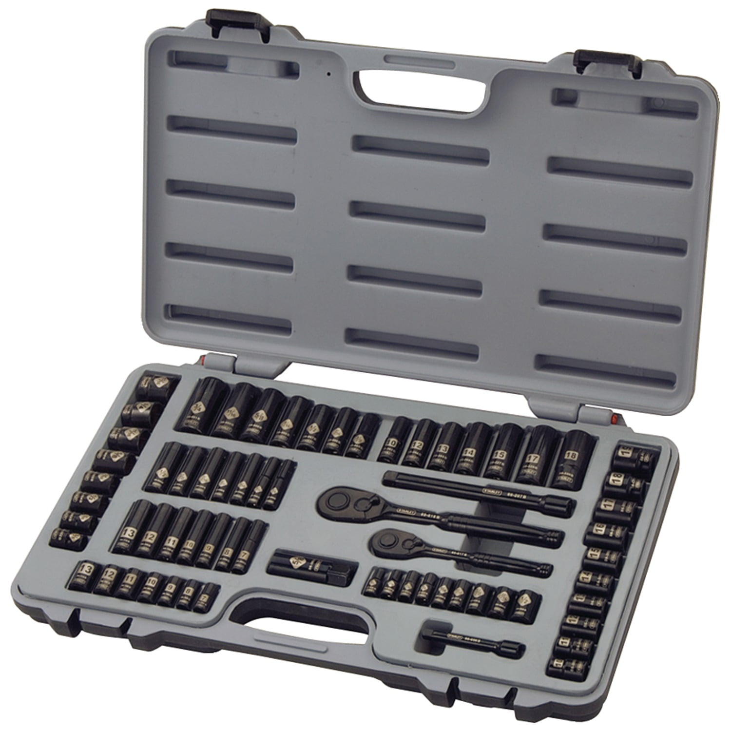 Stanley® 92-824 69-piece Black Chrome Mechanics Tool Set - Walmart.com